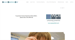 Desktop Screenshot of connectexperiencewrite.com